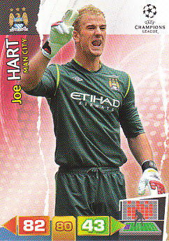 Joe Hart Manchester City 2011/12 Panini Adrenalyn XL CL #131